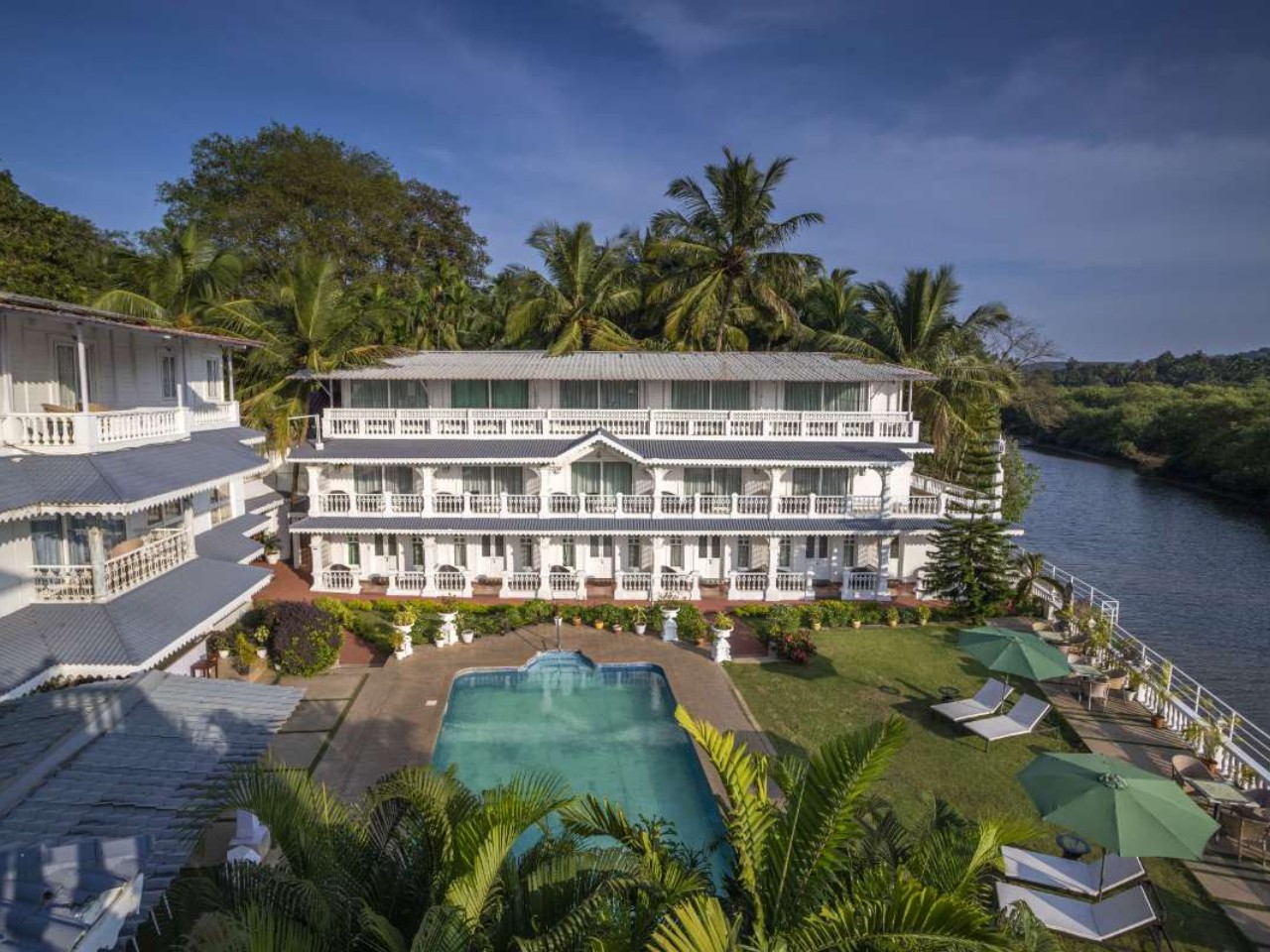 Stone Wood Riverfront Resort in Goa