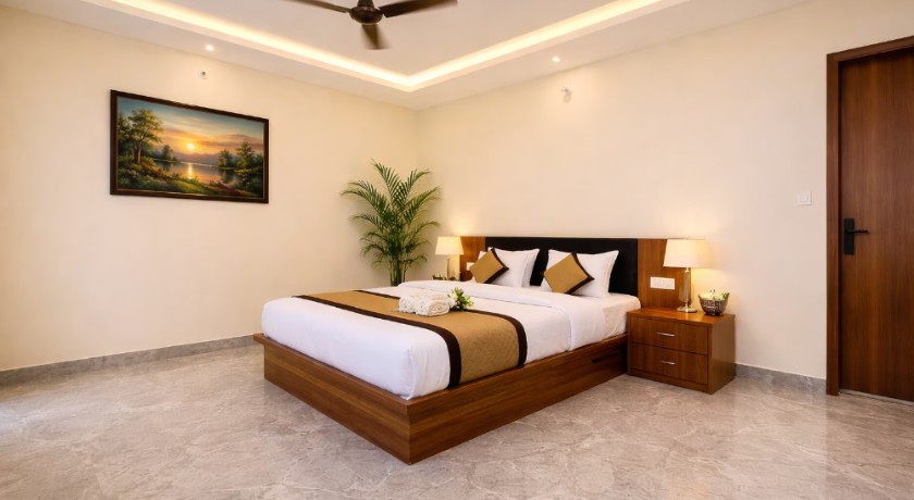 Hotel R.K. Palace Near Banke Bihari Temple in Vrindavan