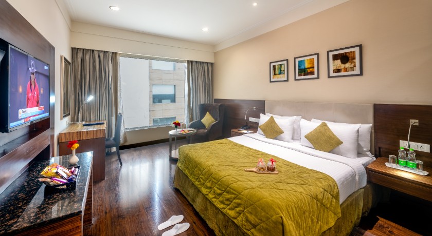 The Golden Palms Hotel and Spa in Delhi